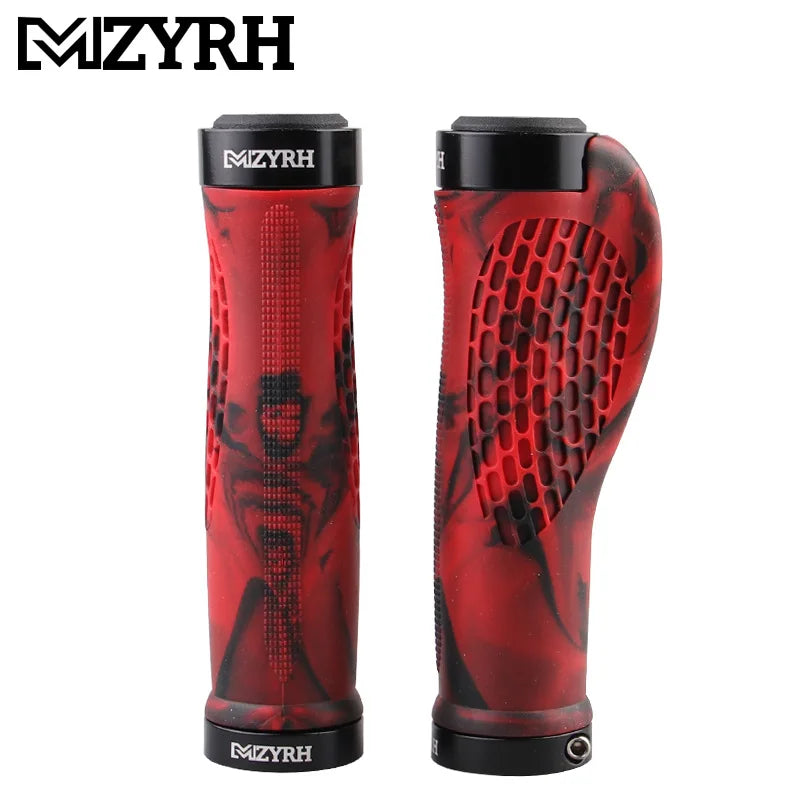 Bicycle Grips Lock on Rubber Bicycle Handlebar Grip Durable Ergonomics Mountain Bike Handle Waterproof Dustproof MTB Cuffs