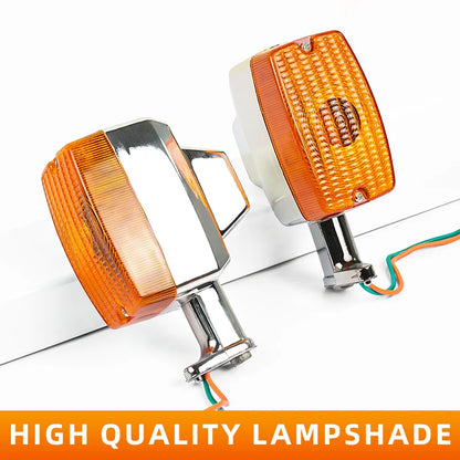 High Quality Waterproof Motorcycle Indicator Light Amber Turn Signal Winker Lamp for GS125 12V Smarter Motorcycle Accessories