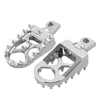 Motorcycle Foot Pegs Footrest Footpeg for Harley Dyna Fatboy Sportster 883 Street Bob Bobber Chopper