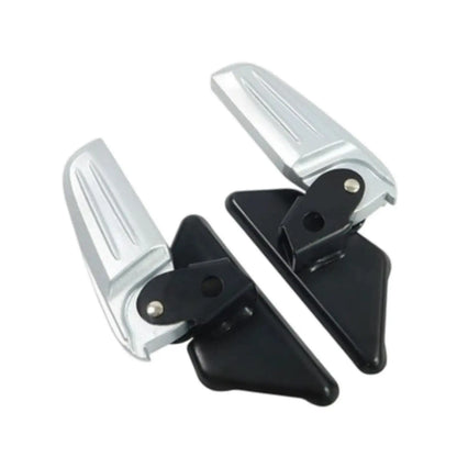 Motorcycle Rear Passenger Footrest Accessories Aluminum Alloy Replacement Pedals Rearset Footpegs for Vespa LX Lxv S