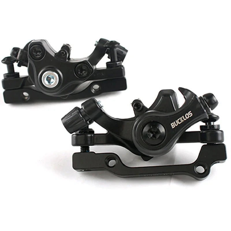 BUCKLOS Mtb Brake Caliper Bicycle Mechanical Disc Brake Set for Mountain Bike Pushes Caliper Piston with Rotor 160mm