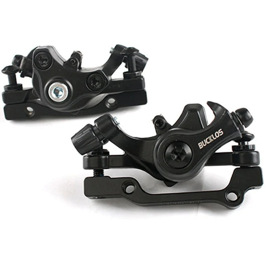 BUCKLOS Mtb Brake Caliper Bicycle Mechanical Disc Brake Set for Mountain Bike Pushes Caliper Piston with Rotor 160mm