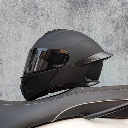 Motorcycle Helmet Dual Visor Modular Flip up Full Face Helmet for Adult Men and Women DOT Approved 17 China