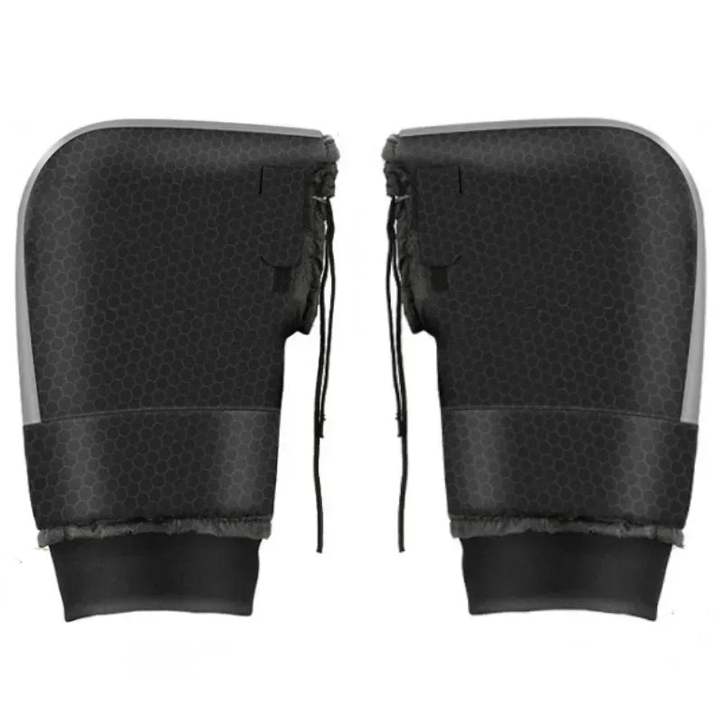 Motorcycle Handlebar Muffs Winter cycling gloves Waterproof Handle bar Mitts Snowmobile E-Bike Motorbike Thermal Gloves small mouth