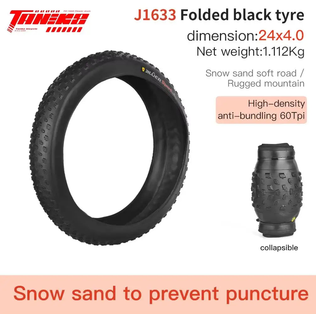 J1633 24x4.0 black / Foldable