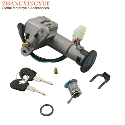 Scooter Ignition Switch Seat Lock Key Set For Sym Jet 4 Symphony S SR 50 125i 35010-Z6A-010