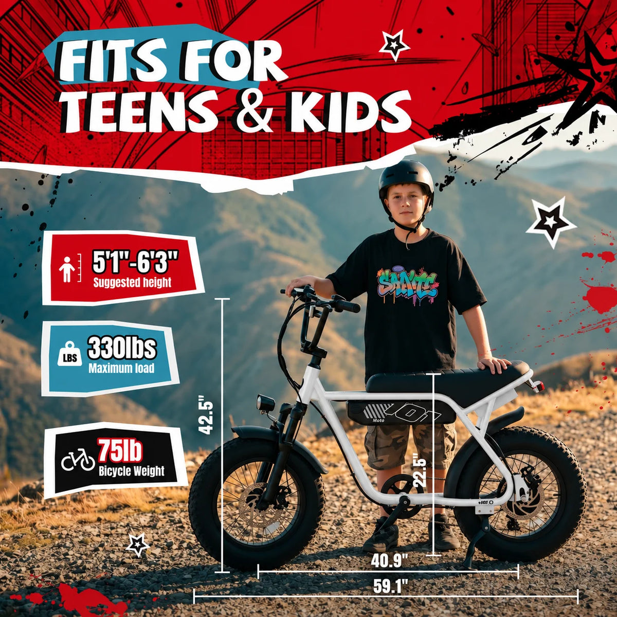 ESKUTE V101 28mph fast electric bicycle for adults