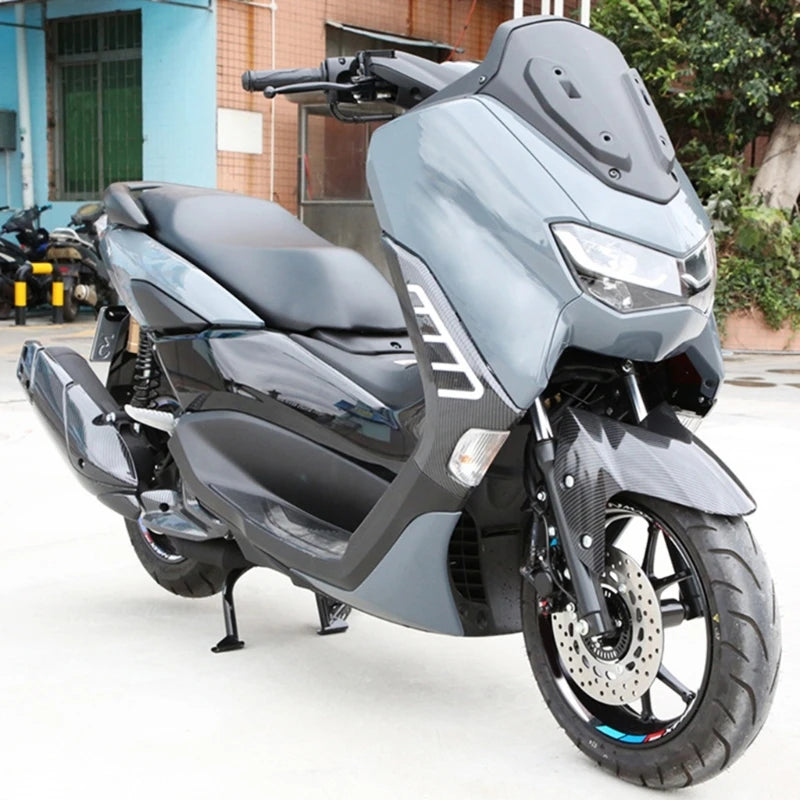 Carbon Fiber Motorcycle Cover Protective Shell Guard Decorative Frame Accessories Lightweight Fit for NMAX155 2020-2023