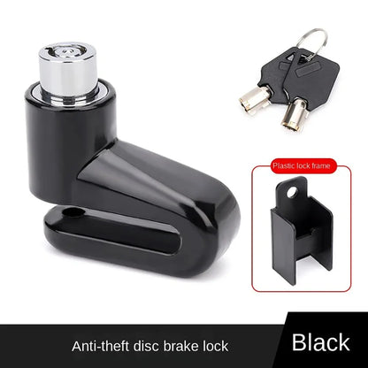 Anti-theft Lock Electric Scooter Disc Brake Lock Bicycle Mountain Bike Motorcycle Disc Lock black