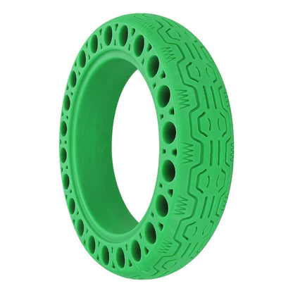 For MAX G30 Universal Electric Scooter Luminous 60/70-6.5 Solid Thickened Abrasion Resistant Explosionproof Honeycomb Tires 10 inch Green