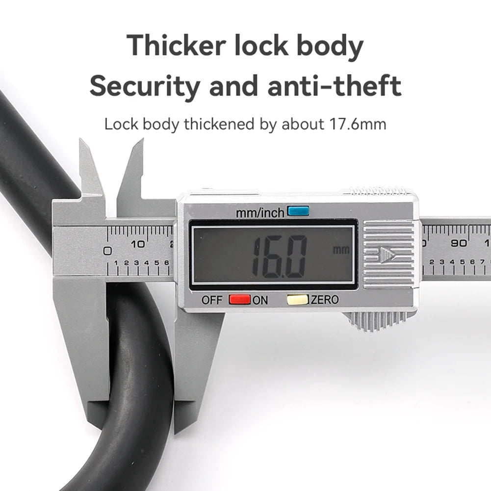 Bicycle U Lock Thickening Alloy Steel Security Bike Wheel Lock with 2 Keys Anti-theft Safety Cycling Lock MTB Road Bicycle Lock