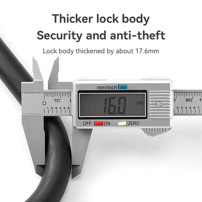 Bicycle U Lock Thickening Alloy Steel Security Bike Wheel Lock with 2 Keys Anti-theft Safety Cycling Lock MTB Road Bicycle Lock