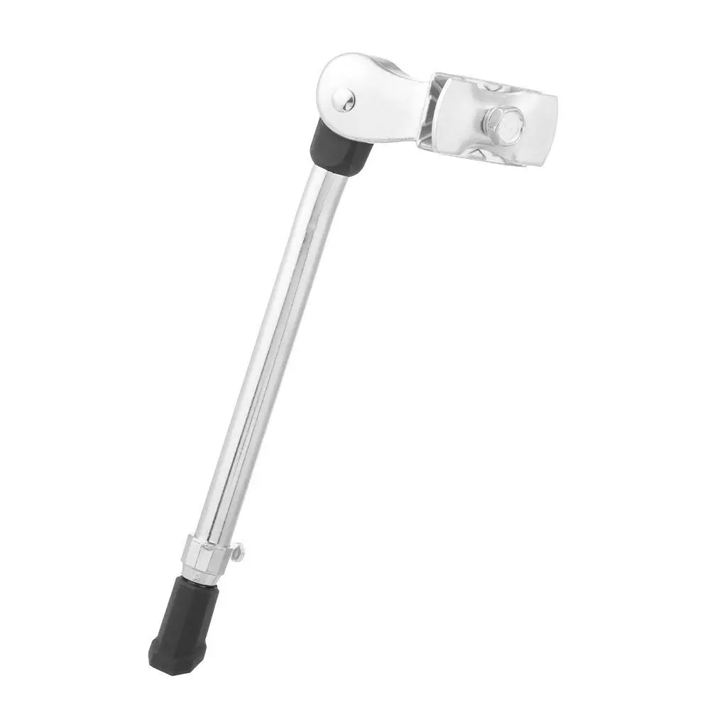 Bike Kick Stand Cycle Adjustable Alloy Foot Heavy Duty Prop Bicycle Mountains Sports Black Silver