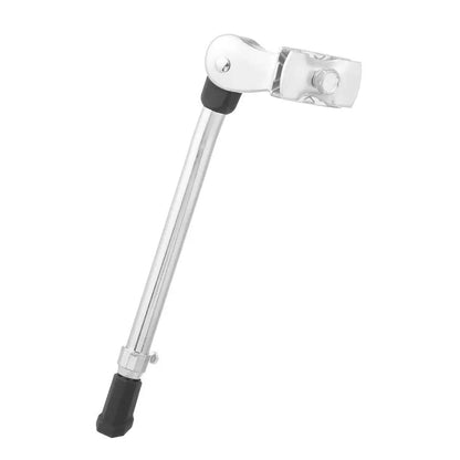 Bike Kick Stand Cycle Adjustable Alloy Foot Heavy Duty Prop Bicycle Mountains Sports Black Silver