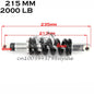 100MM 125MM 150MM 180MM 190MM 200MM Rear Suspension Shock for 47cc 49CC Super Minimoto ATV Quad electric scooter Pocket Bike 215mm-2000LB