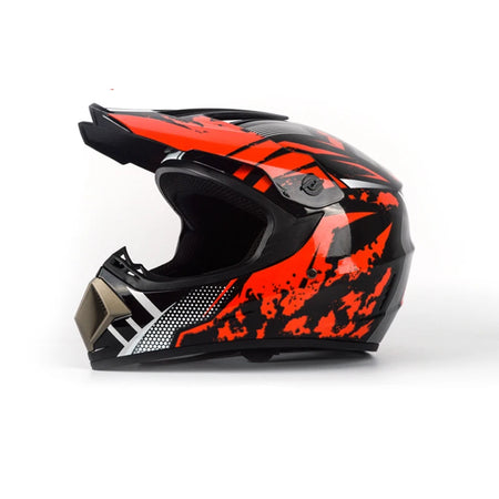 Youth Motocross Helmet – Lightweight & Safe for Off-Road, Karting, Downhill & Cross Biking W