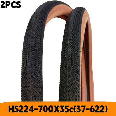 2PCS 35C Black brown / 700c