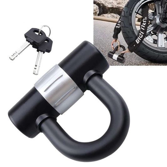 Anti-theft Bike U Lock With 2 Keys 16mm Heavy Duty U Lock Motorcycle Bicycle Dics Lock