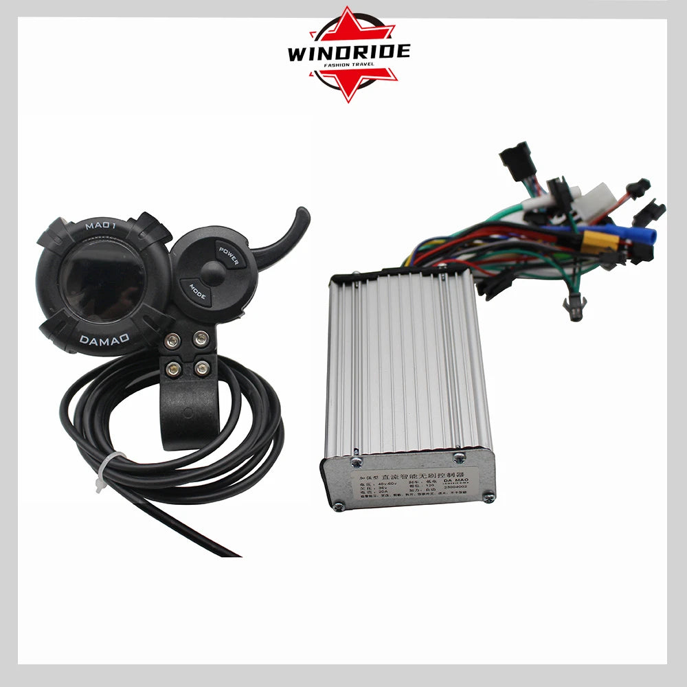 Original DAMAO MA01 5-Pin 36V 48V 52V 60V 72V High-power Throttle Square Wave Hall Controller FLJ Electric Scooter Modification
