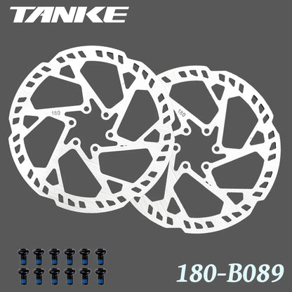 Bike Disc Brake Rotor Disc Brake 2 Piece with 12 Bolts for Road Bike MTB BMX Floating disc Stainless Steel 180-B089 2pc