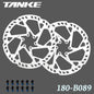 Bike Disc Brake Rotor Disc Brake 2 Piece with 12 Bolts for Road Bike MTB BMX Floating disc Stainless Steel 180-B089 2pc