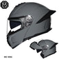 Motorcycle Helmet Dual Visor Modular Flip up Full Face Helmet for Adult Men and Women DOT Approved 4 China