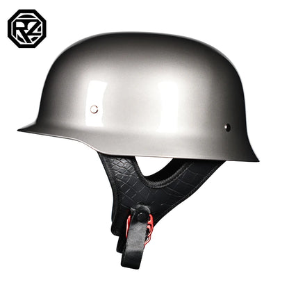 German style motorcycle helmet capacetes open face retro
