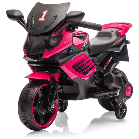 6v kids electric motorcycle full side profile view