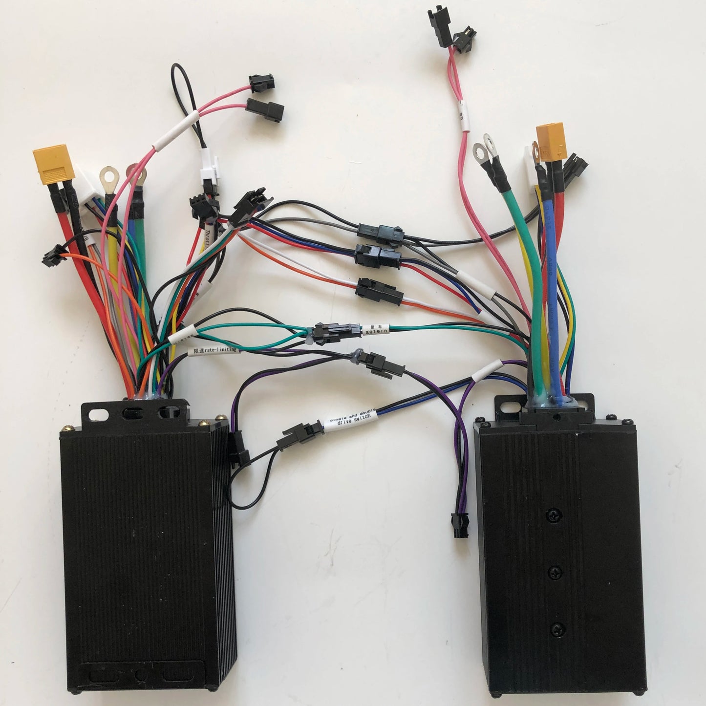 Sine Wave Dual Drive Motor Controller 48v 60v 30A*2 38A*2 45A *2 60v 72v 50A *2 With LCD For Motor 1500w 2600w 3000w 3500w 4500w
