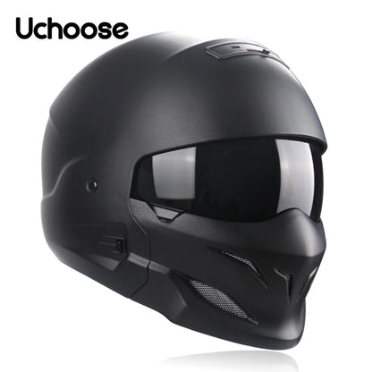 Scorpion Helmet Detachable Multi-purpose Combination Helmet Motorcycle Half Predator Helmet