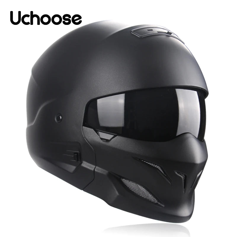 Scorpion Helmet Detachable Multi-purpose Combination Helmet Motorcycle Half Predator Helmet