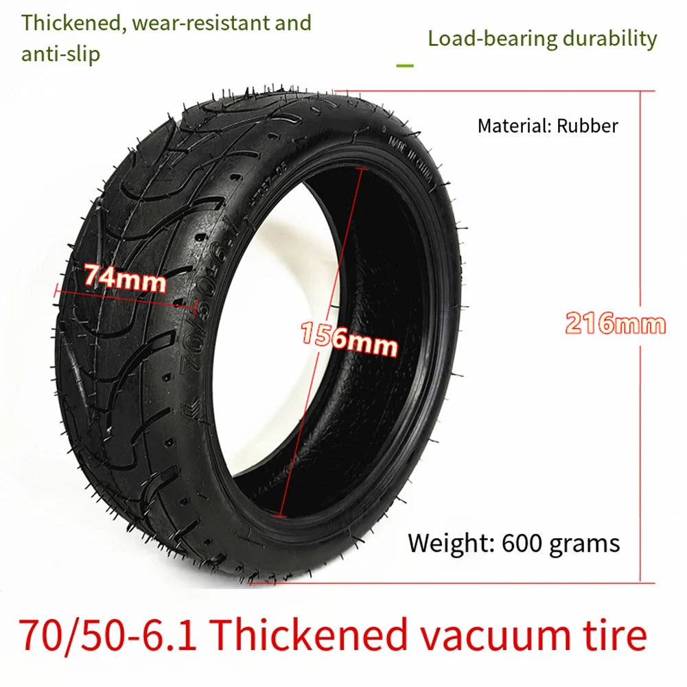 10 Inch 70/50-6.1 Tubeless Tire For Dualtron For Mini Electric Scooter 10x2-6.1 Cycling Scooter Parts & Accessories
