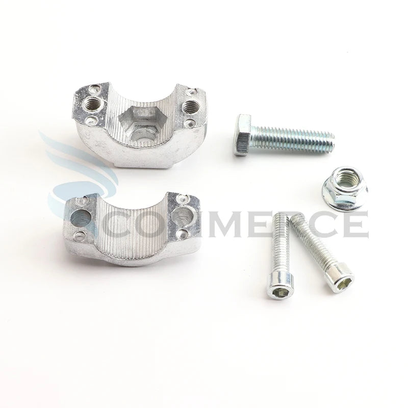 Motorcycle 22mm 7/8'' Handlebar Bar Risers Mount Bracket Clamp Taper For 2 Stroke 47cc 49cc Mini Moto Dirt Bike Motocross parts