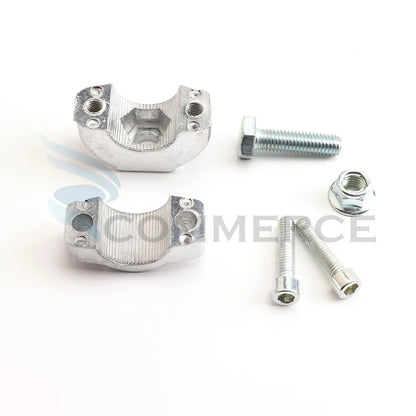 Motorcycle 22mm 7/8'' Handlebar Bar Risers Mount Bracket Clamp Taper For 2 Stroke 47cc 49cc Mini Moto Dirt Bike Motocross parts