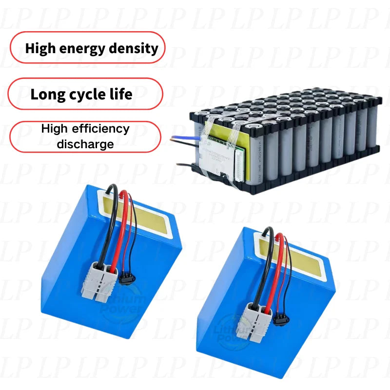 72V Battery with Built-in High Amp BMS for Electric Motorcycle