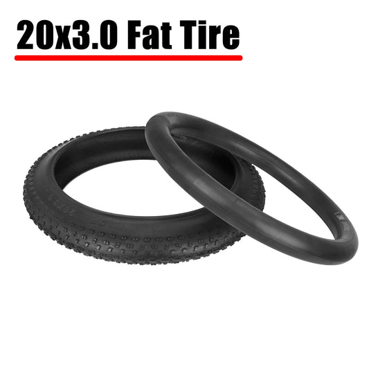 20 Inch Fat Tire 20x3.0 Bike Off-road Fat Tire E-Bike Snow Bike Beach Electric Bicycle 20*3.0 Anti-Slip Fat Tire Cycling Parts
