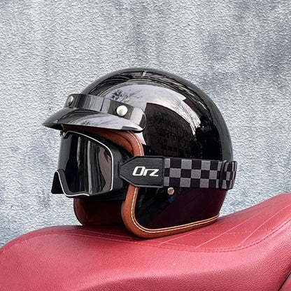 Motorcycle Half Open Face Four Seasons Universal Semi-open Motocross Helmet