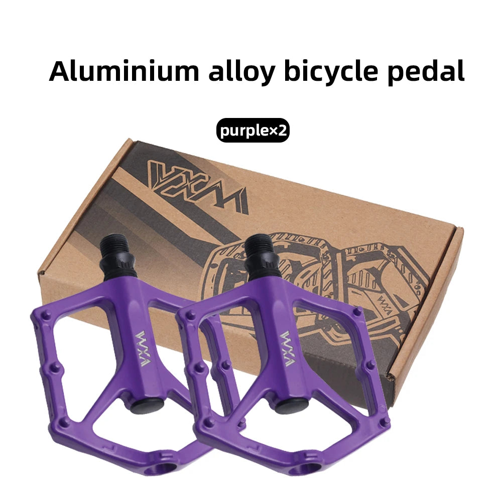 VXM Bicycle Ultralight Seal Bearings Pedals Cycling Aluminum Alloy Road MTB Bike Pedals Flat Platform Cycling Parts Accessories