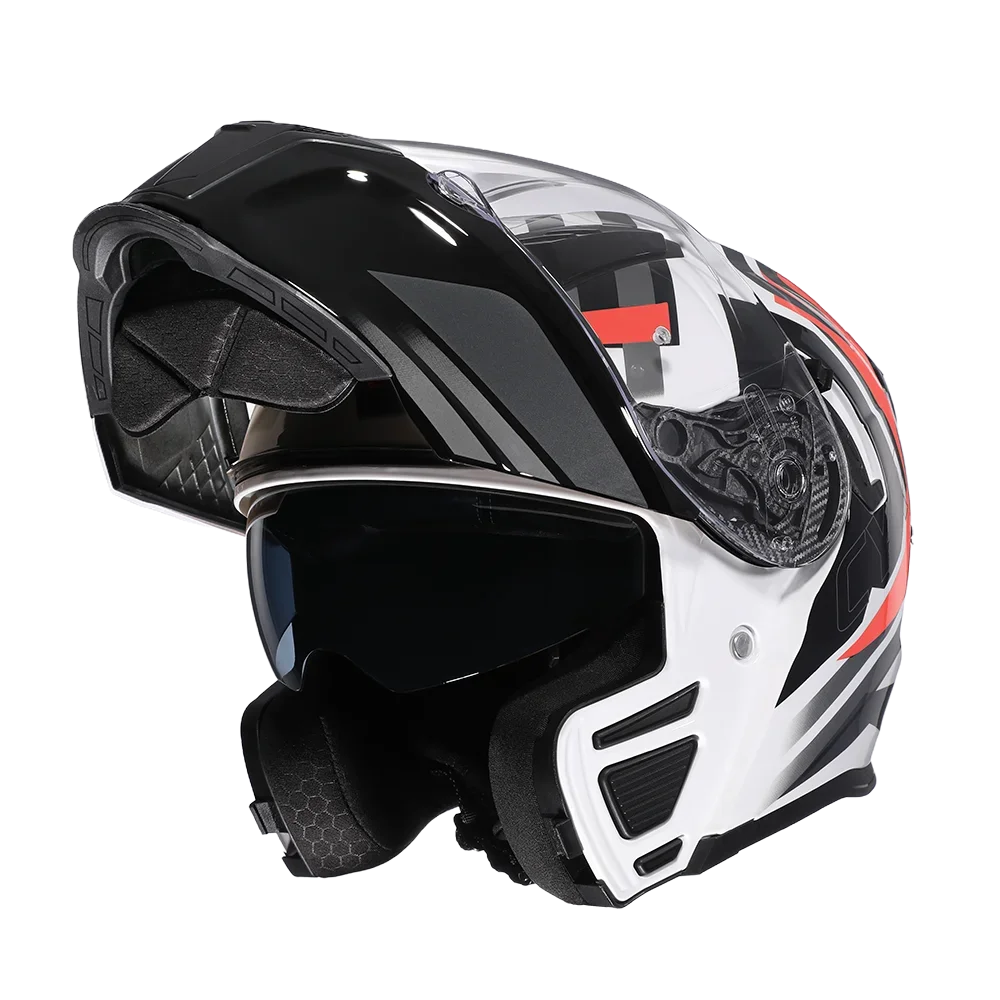 Motorcycle Helmet Double Lens Racing Helmets Modular Men Women Full Face Modular Helmet