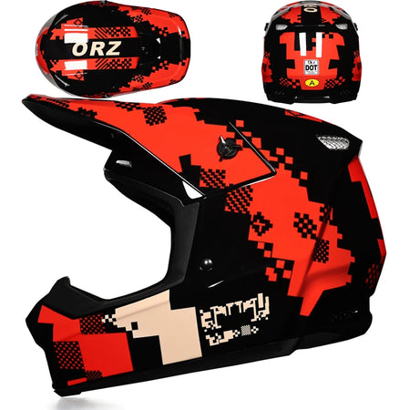 Latest Off road Motorcycle Helmet Mountain DH Off road Helmet Bicycle Track Helmet Lavender