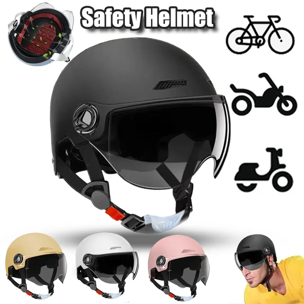 High strength safety bike and motorcycle riding helmet
