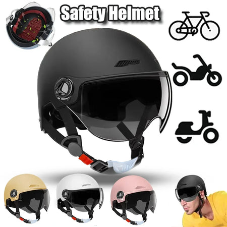High strength safety bike and motorcycle riding helmet