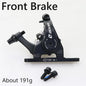 ZOOM HB700 Road Disc Brake Gravel Bike Mechanical disc Flat Mount Caliper Double Piston Bilateral Drive MD-C550 140 160mm Front Brake