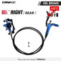 TANKE MTB Bike Hydraulic Disc Brake Set 160mm Rotors Oil Calliper Plate Front Rear Mountain Bicycle Blue-RR China