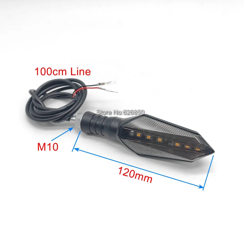 12V-72V Universal Turn Signal Light Left Right Indicator Waterproof LED For Electric Scooter E-Bike Citycoco Motorcycle