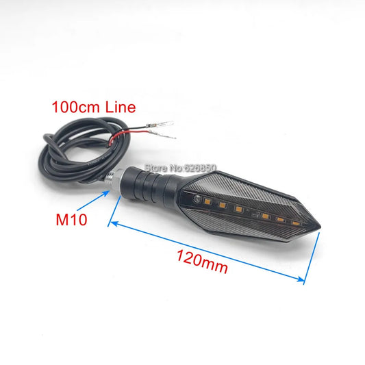 12V-72V Universal Turn Signal Light Left Right Indicator Waterproof LED For Electric Scooter E-Bike Citycoco Motorcycle