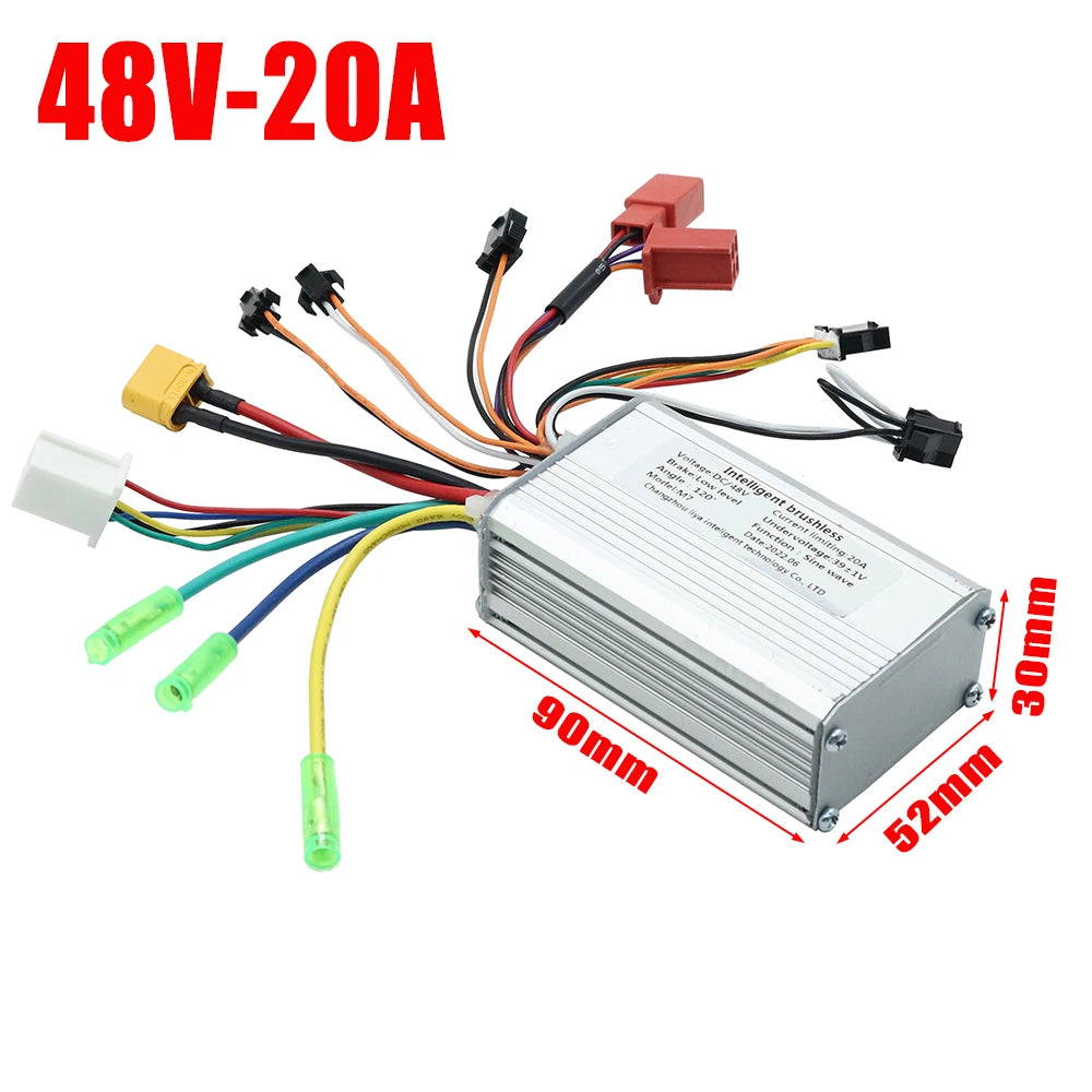 Electric Scooter Liviae Brushless Motor Controller 36V / 48V Speed Regulating Instrument LCD Screen Thumb Accelerator