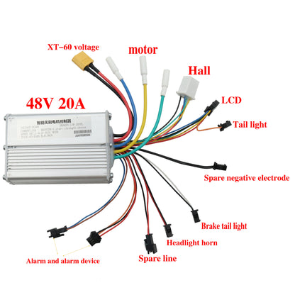 36V 48V Electric Scooter TF-100 Instrument Panel Controller Kit 6-Pin Display and Controller for KuGoo M4 Electric Scooter