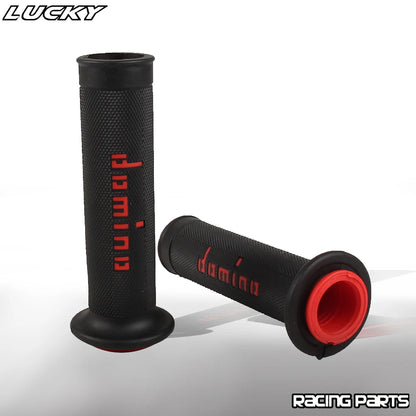 7/8 "22 24mm Motorcycle Grips Handle Bar For KTM YAMAHA Universal Pit Bike Motocross Motorbike Rubber GEL Domino Grip 9 Colors