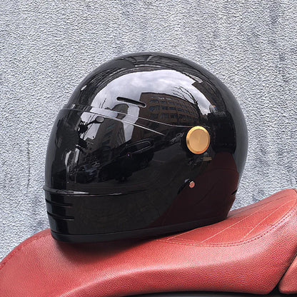 Full face motorcycle helmet - Classic design, suitable for both men and women, with safety protection certified by DOT